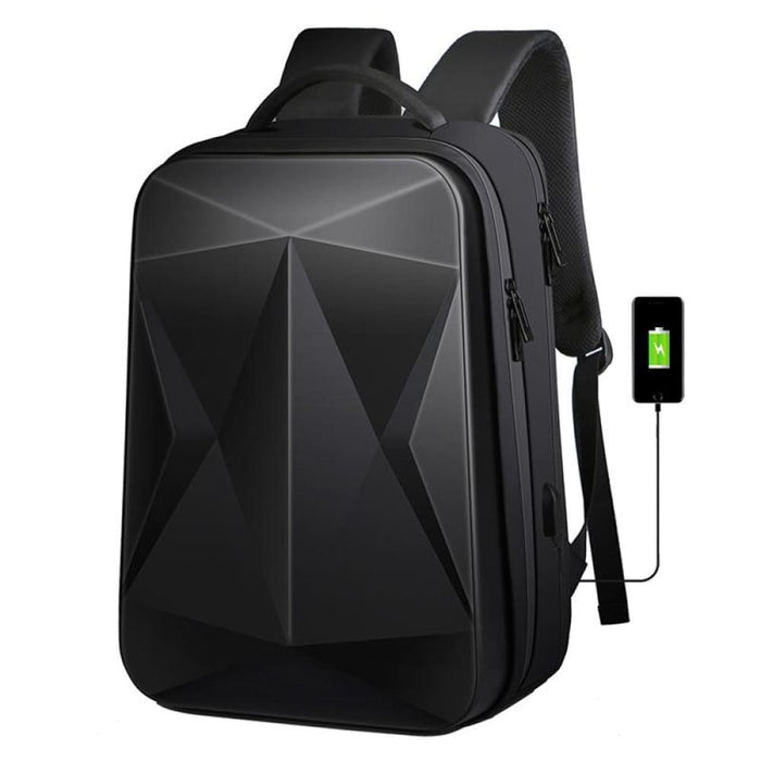 160 Large Capacity Abs Waterproof Laptop Backpack With Usb