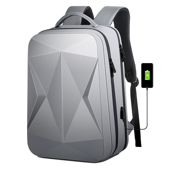 160 Large Capacity Abs Waterproof Laptop Backpack With Usb