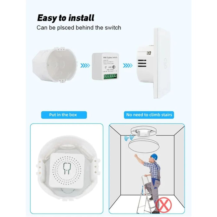 16a Mini Wifi Smart Switch 2way Control Timer Tuya Alexa