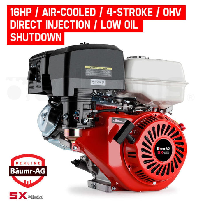 16hp Petrol Engine Ohv Stationary Motor 4-stroke Horizontal