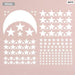 177pcs Moon And Stars Wall Stickers For Kids Room