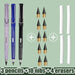 17pc Infinity Pencil Set No Sharpening Ink Kawaii Design