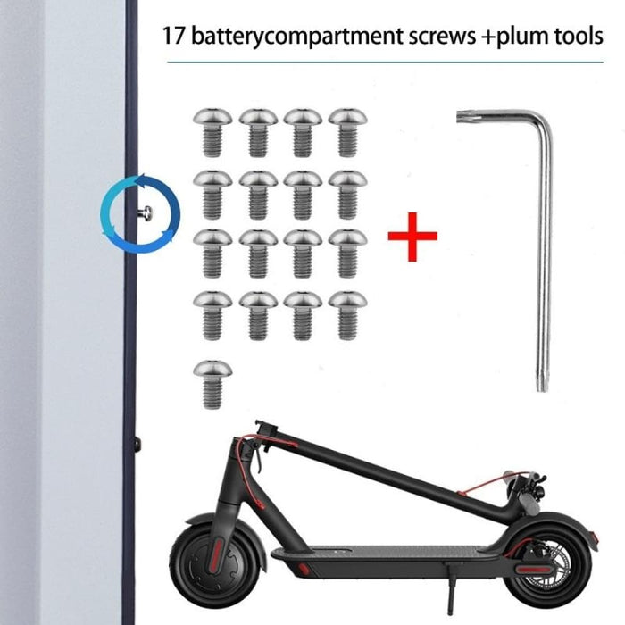 17pcs/set For Xiaomi Mijia M365 Pro Battery Compartment