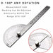 180 Degree Protractor Angle Ruler 14cm Carpenter Dividing