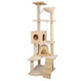 193cm Cat Scratching Tree Post Sisal Pole Scratcher Tower