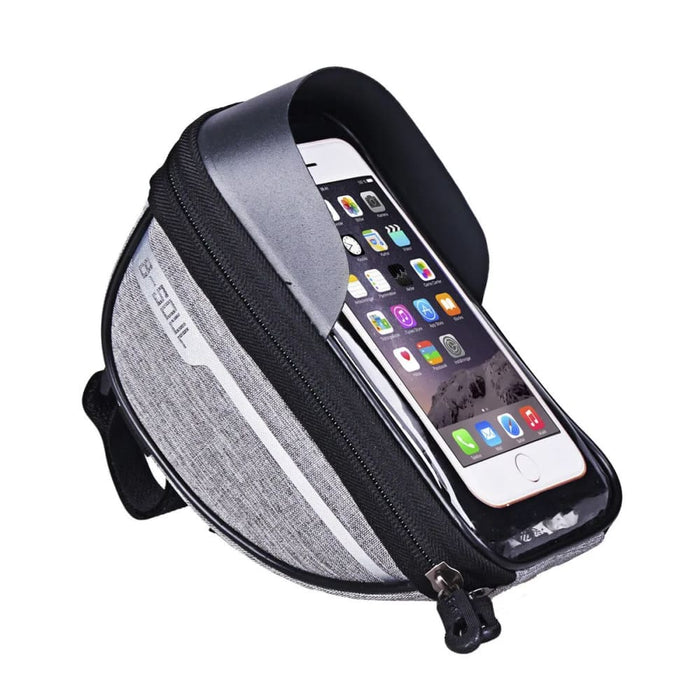 1l Bicycle Bag For Front Top Tube Touch Screen Phone Holder