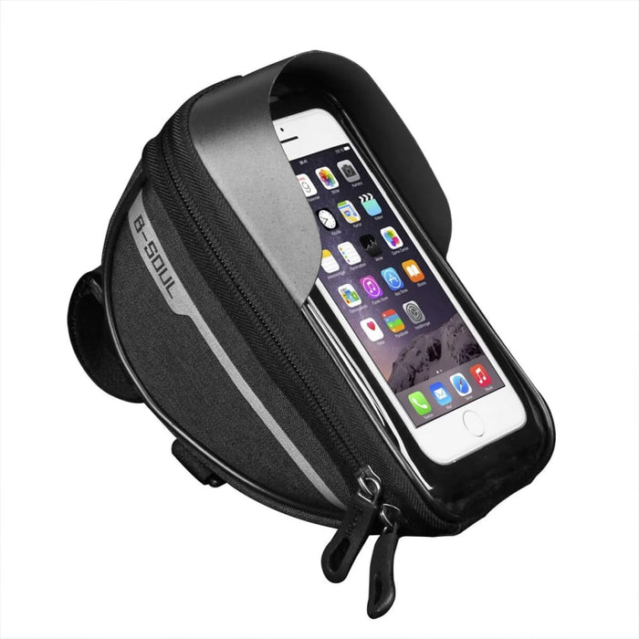 1l Bicycle Bag For Front Top Tube Touch Screen Phone Holder