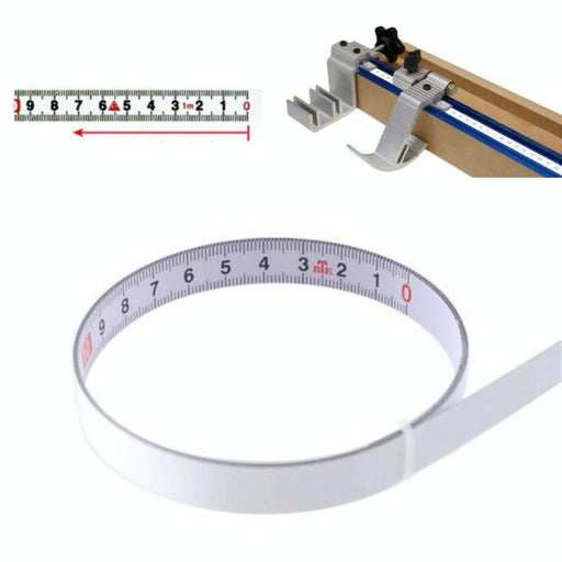 1m Sticky Scale Steel Ruler With Glue Tape Measure