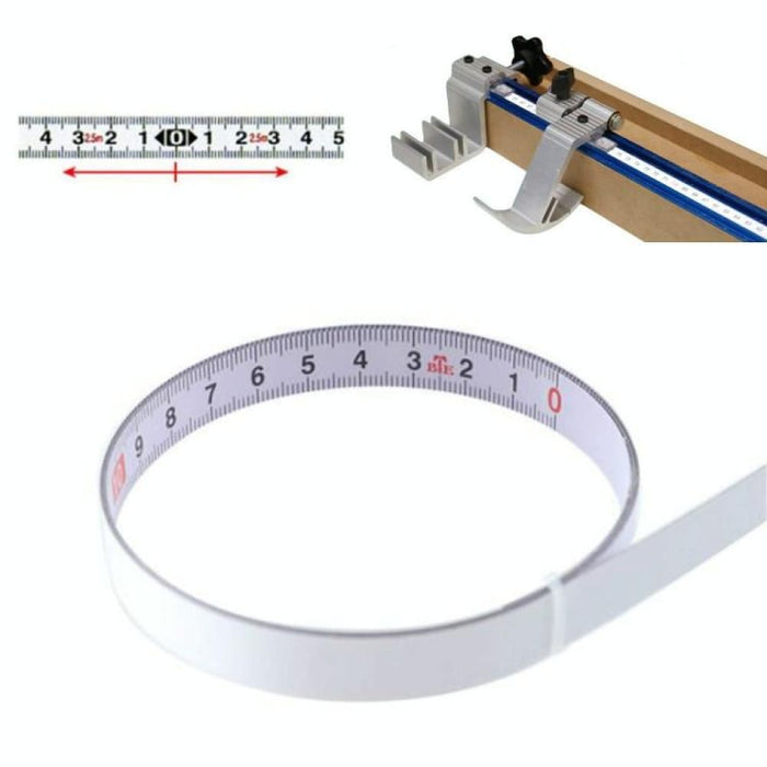 1m Sticky Scale Steel Ruler With Glue Tape Measure