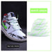 1pair Classic Sneakers Flat Mixed-colours Af1/aj Elastic