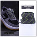 1pair Classic Sneakers Flat Mixed-colours Af1/aj Elastic