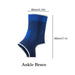 1pair Elastic Ankle Compression Wrap Sleeve Bandage