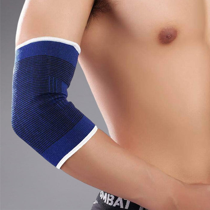 1pair Elastic Leg Compression Knee Sleeve For Basketball