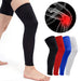 1pair Full Length Leg Compression Knee Sleeves For Men Women