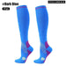 1pair Medical Compression High Socks For Edema Diabetic