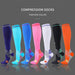 1pair Medical Compression High Socks For Edema Diabetic