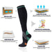 1pair Medical Compression High Socks For Edema Diabetic