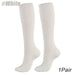 1pair Nylon Compression Simple In Tube Socks For Men Women