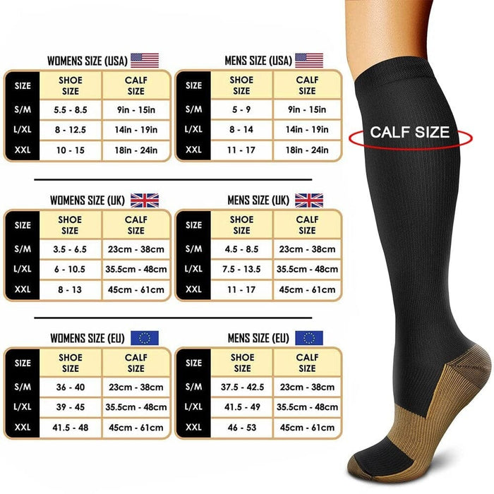 1pair Nylon Compression Simple In Tube Socks For Men Women