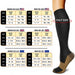 1pair Nylon Compression Simple In Tube Socks For Men Women