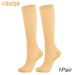 1pair Nylon Compression Simple In Tube Socks For Men Women