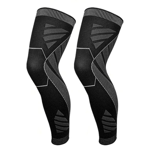 1pair Sport Full Leg Compression Knee Sleeves Protector