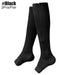 1pair Unisex Open Toe Calf Zipper Compression Stockings