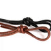 1pair Waxed Cotton Round Leather Waterproof Shoe Laces