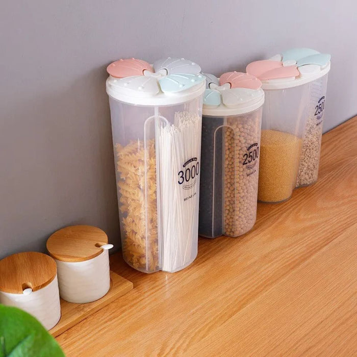 1pc Grain Storage Tank Plastic Partition Kitchen Household