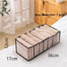 1pc Underwear Drawer Organizer Storage Box Foldable Closet