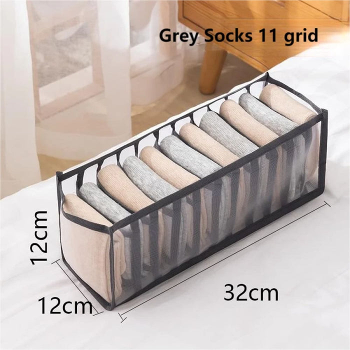 1pc Underwear Drawer Organizer Storage Box Foldable Closet