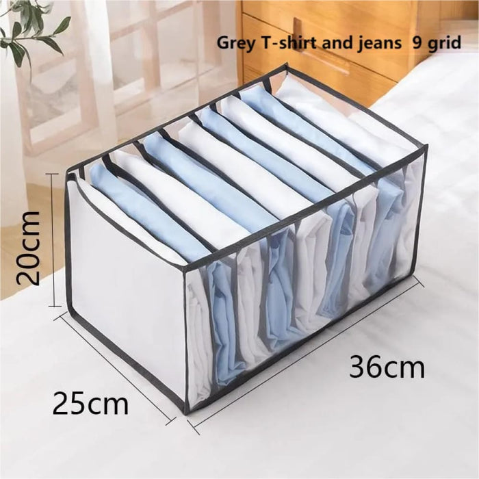 1pc Underwear Drawer Organizer Storage Box Foldable Closet