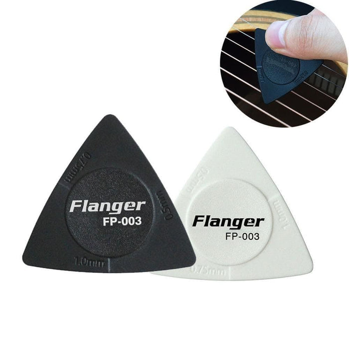 1pcs Flanger Guitar Picks Triangle Shape Anti-slip Abs