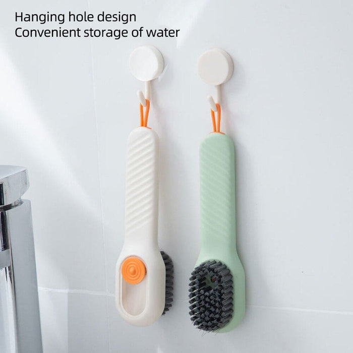 1pcs Multifunction Shoe Brush Soft Bristled Liquid Filled