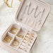 1pcs Single Layer Storage Box Ladies Travel Leather Jewelry