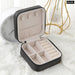 1pcs Single Layer Storage Box Ladies Travel Leather Jewelry