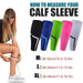 1piece Sports Calf Compression Leg Sleeves For Running