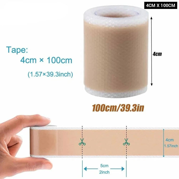 1roll Reusable Professional Silicone Scar Strips For Keloid