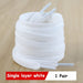 1set Af1 Buckle Original White Black Flat Shoe Laces