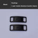 1set Af1 Buckle Original White Black Flat Shoe Laces