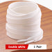 1set Af1 Buckle Original White Black Flat Shoe Laces