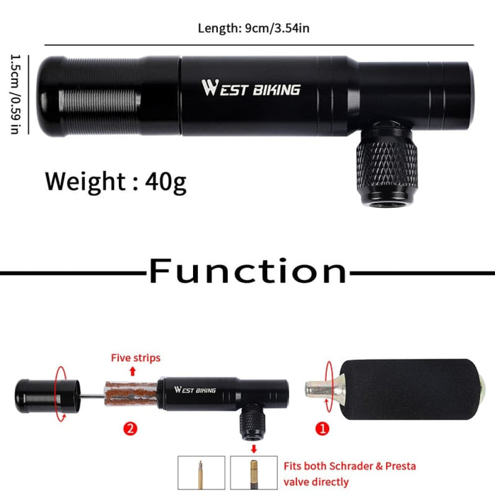 2 In 1 Co2 Bike Pump