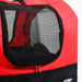 2-in-1 Pet Bike Trailer & Jogging Stroller Red and Black