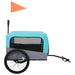 2-in-1 Pet Bike Trailer And Jogging Stroller Blue Grey Kxaao