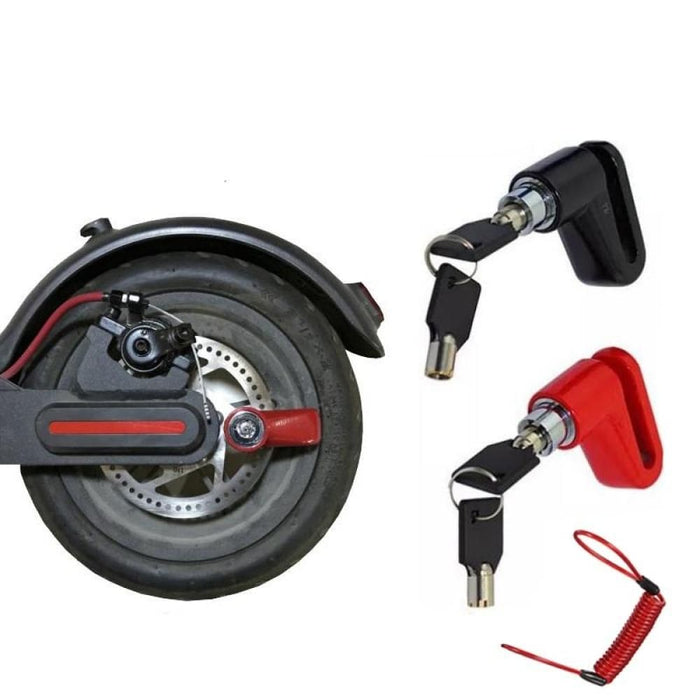 2 In 1 Electric Scooter Disc Brake Lock Multi-function