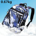 2 In 1 Lightweight Mens Backpack With Chest Bag Blue