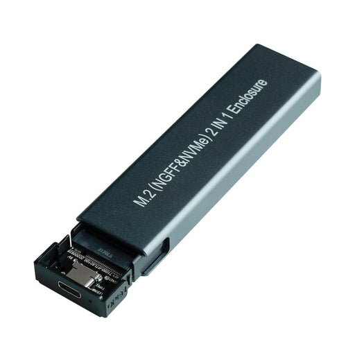 2 In 1 M.2 Nvme External Hdd Enclosure