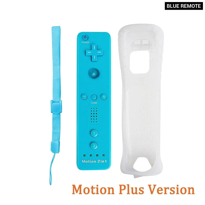 2 In 1 Motion Plus Wii u Remote Set With Silicone Case