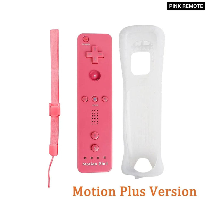 2 In 1 Motion Plus Wii u Remote Set With Silicone Case