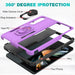 2 In 1 Pc Tpu Shockproof Case With Ring For Galaxy z Fold 4